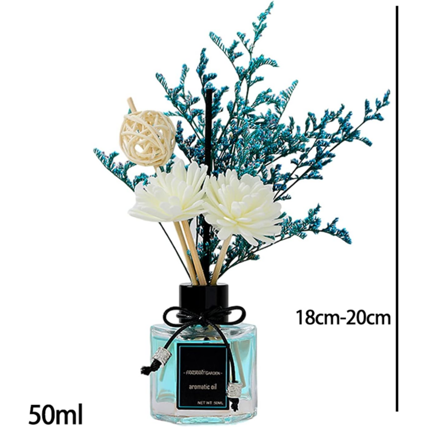 Difusor Aceite Aromático Flores Hogar