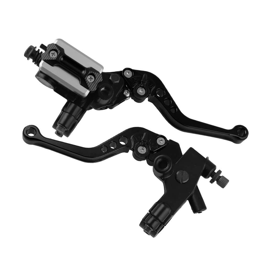Manillas regulables de freno y embrague para motos.