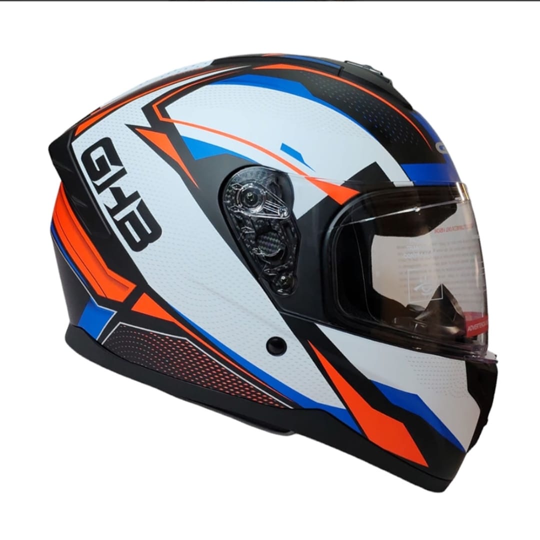 Casco GHB M71 SOUR BLANCO NARANJA AZUL MATTE