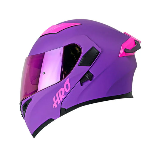 CASCO HRO 3400dv MORADO CON SUN VISOR